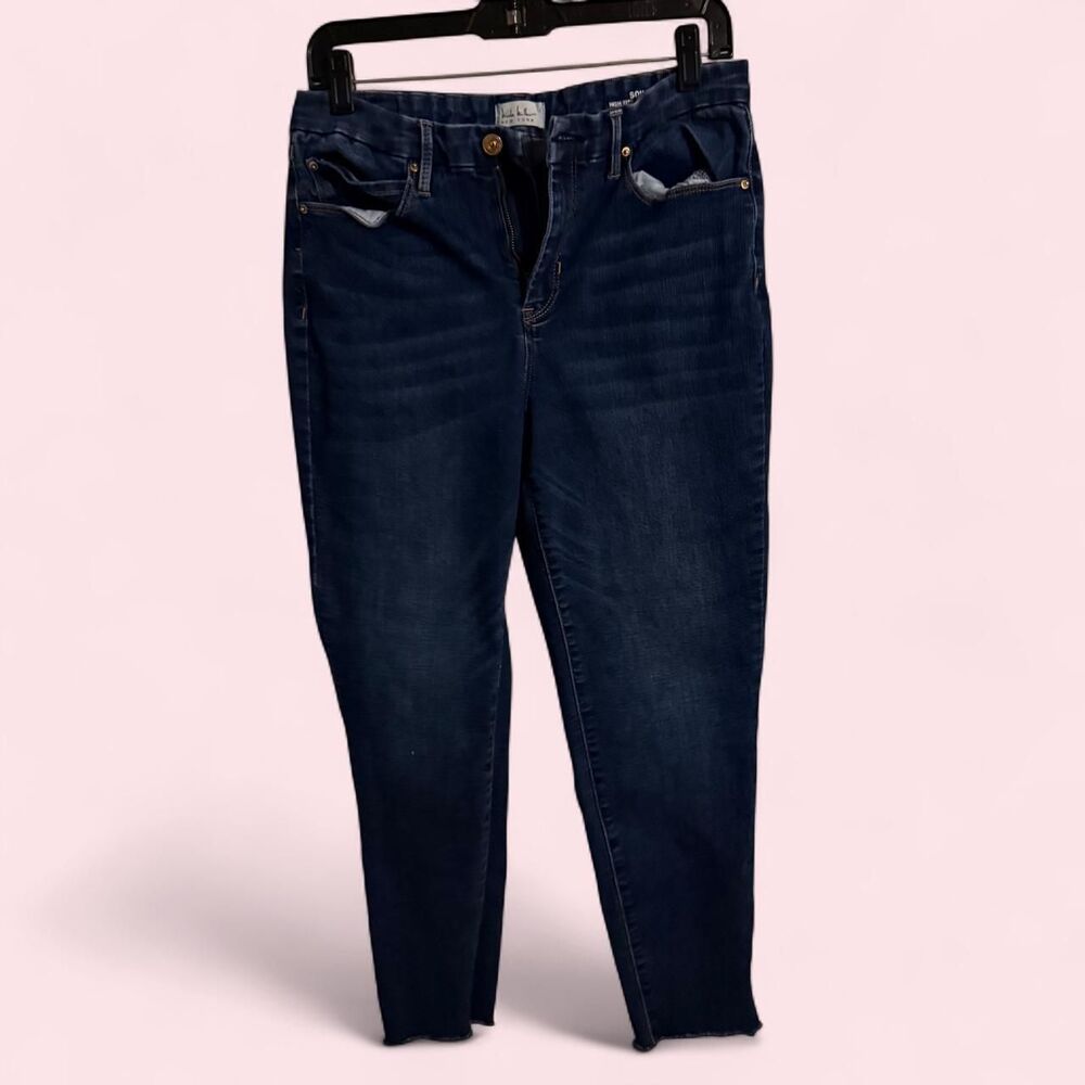 Nicole Miller Jeans Female 10 Blue Soho High Rise Ankle Skinny Denim